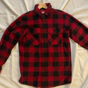 Wrangler Red Buffalo Check Shirt Size Small